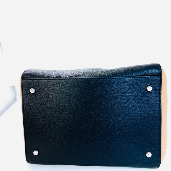 GIVENCHY Goatskin HDG  Top Handle Tote Black Beige - Picture 7 of 9